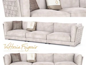 sofa durini vittoriafrigerio 3D Model