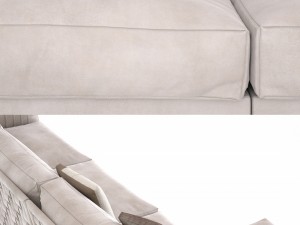 sofa durini vittoriafrigerio 3D Модель