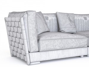 sofa durini vittoriafrigerio 3D Модель