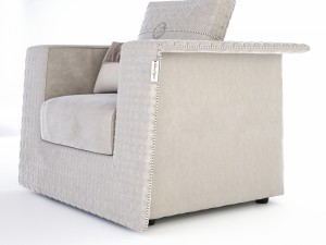 armchair appiani vittoria frigerio 3D 模型