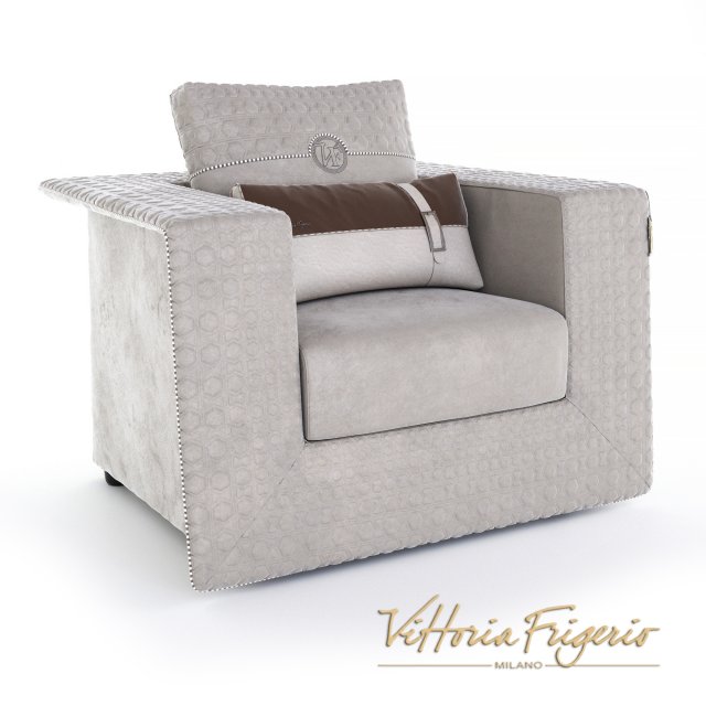 armchair appiani vittoria frigerio 3D 模型 .c4d .max .obj .3ds .fbx .stl .blend