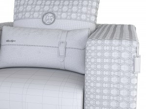 armchair appiani vittoria frigerio 3D 模型