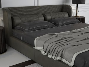 bed bellini vittoria frigerio Model 3D