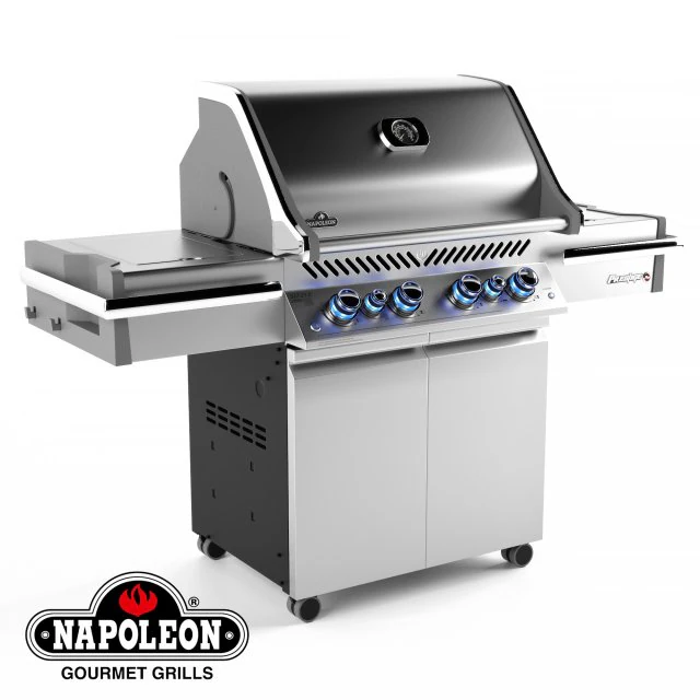Grill napoleon pro 500 3D Model .c4d .max .obj .3ds .fbx .stl .blend