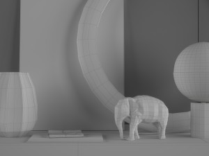 poliform chloe night complements 3D Модель
