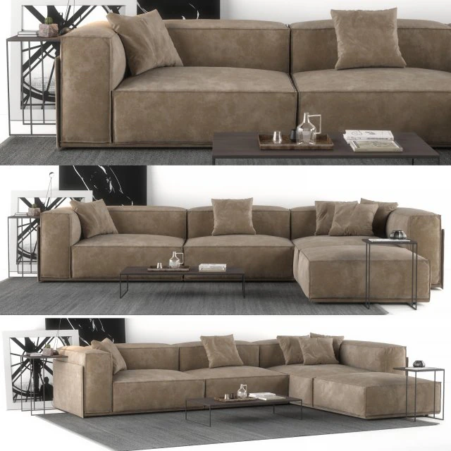 sofa salotti doimo roland 3D Model .c4d .max .obj .3ds .fbx .stl .blend 