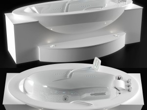 bathtub sanospa klafs 3D 모델