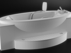 bathtub sanospa klafs 3D 模型