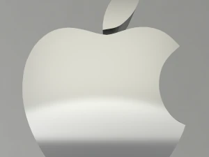 사과 로고 3D 모델