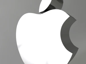 logo pomme Modèle 3D