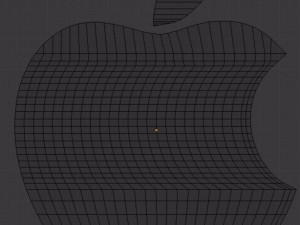 apple logo 3D 模型