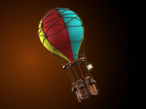 balloon cartoon 3D Model