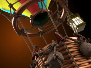 balloon cartoon 3D Model