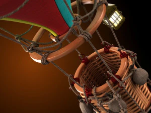 balloon cartoon 3D Model