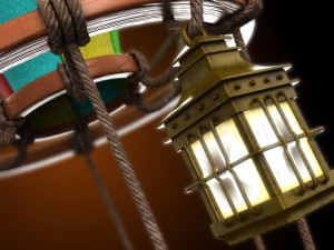 balloon cartoon 3D Model