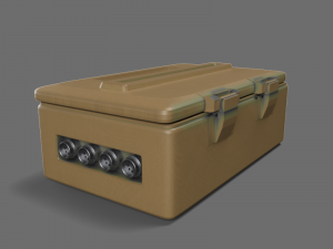 controller and cables Model 3D