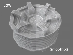 controller and cables 3D Model