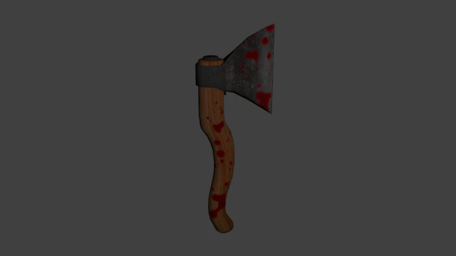 3d model of an ax 3D Model .c4d .max .obj .3ds .fbx .stl .blend 