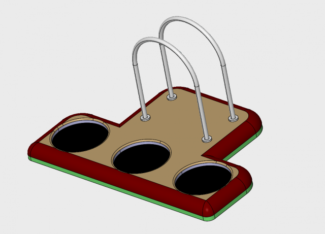 stand for spices and napkins 3D 모델 .c4d .max .obj .3ds .fbx .stl .blend