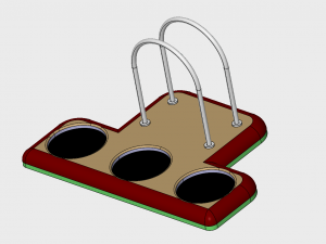 stand for spices and napkins Model 3D