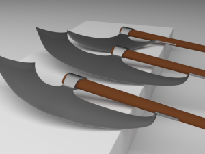 russian berdysh 3D Model