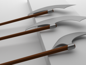 russian berdysh 3D Model
