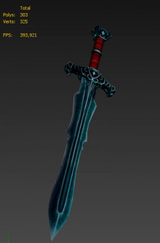sword excalibur Modello 3D .c4d .max .obj .3ds .fbx .stl .blend 