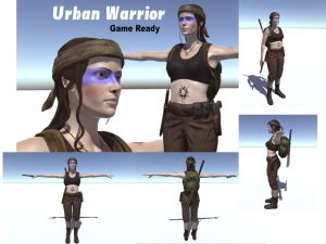 urban warrior 3D Model