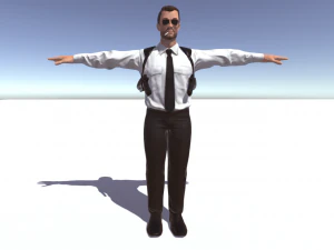secret agent 3D Model