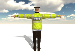 english policeman 3D Model