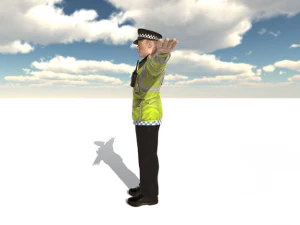 english policeman 3D Model