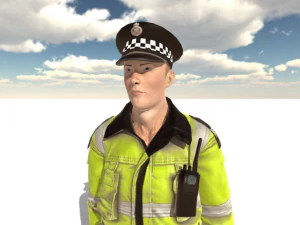 english policeman 3D Model