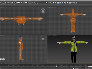 english policeman 3D-Modell