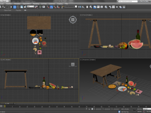 mediterranian food Modelo 3D