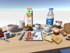 breakfast pack 3D Model