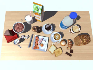 breakfast pack 3D Model