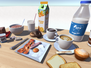breakfast pack 3D Model