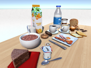 breakfast pack 3D Model