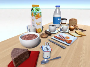 breakfast pack 3D Model