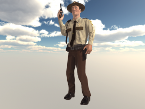 american sheriff 3D Модель
