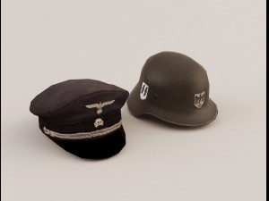 nazi helmet hat Model 3D