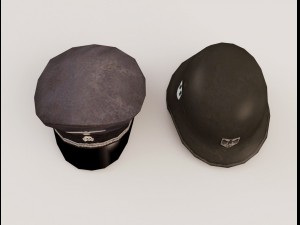 nazi helmet hat Model 3D
