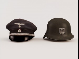 nazi helmet hat Model 3D