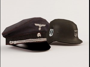 nazi helmet hat Model 3D
