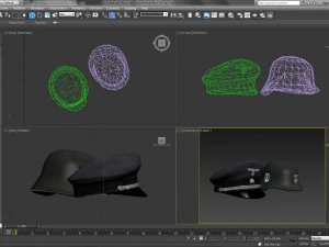 nazi helmet hat 3D Model