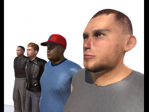 men pack 3D Model