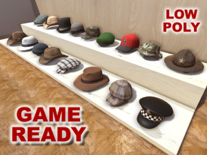 hats collection 3D Model