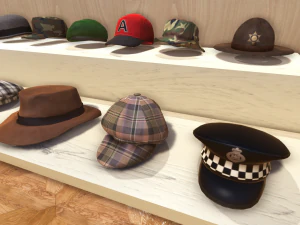 hats collection 3D Model
