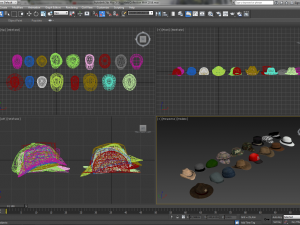 hats collection 3Dモデル