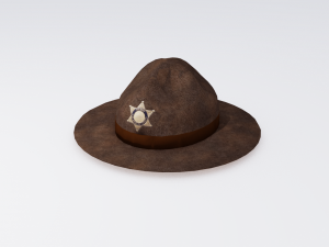 sheriff hat 3D Модель